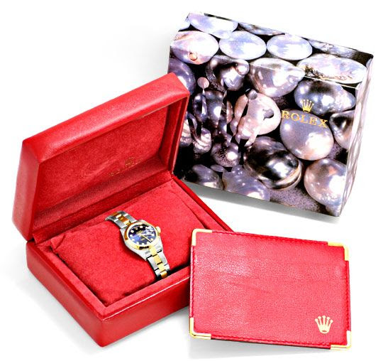 Original-Foto 6, ROLEX DATEJUST DAME STAHLGOLD DIAMANTZIFFERBLATT