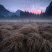 Half Dome over Sunrise Mist in Yosemite Valley