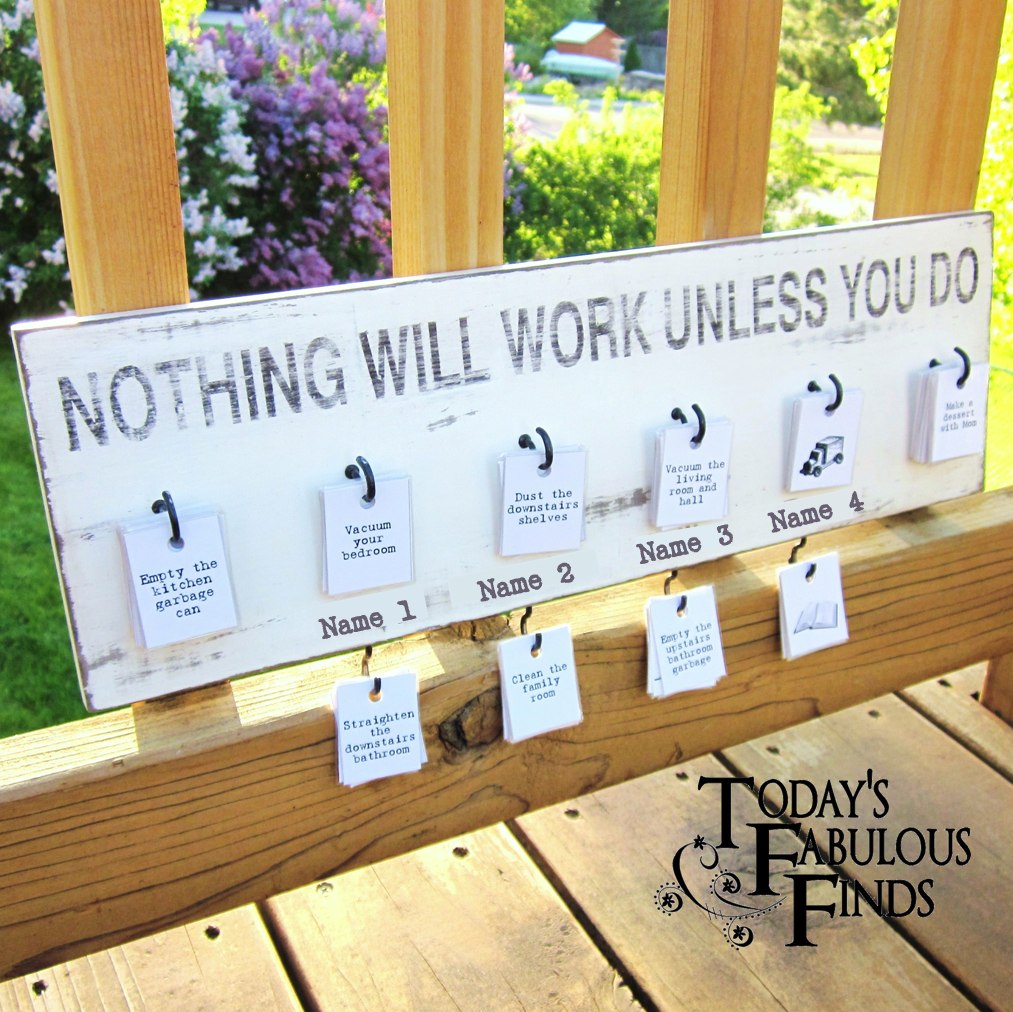 Job Board with Stenciled Quote