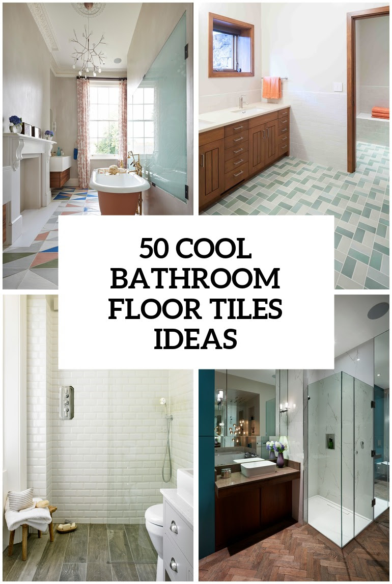 41 Cool Bathroom Floor Tiles Ideas You Should Try - DigsDigs