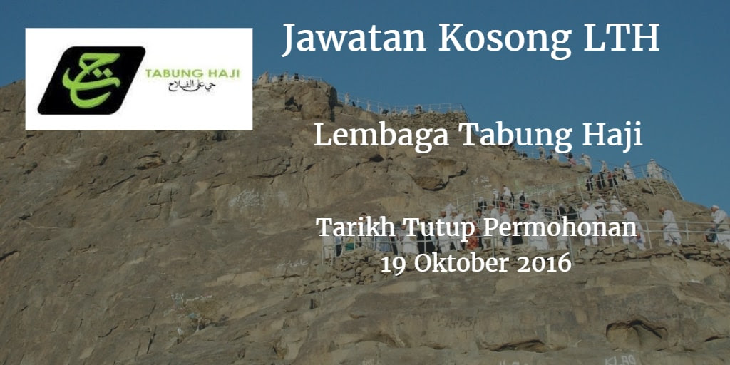 Jawatan Kosong LTH 19 Oktober 2016