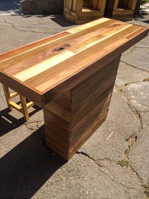 Rustic Kitchen Island | 101 Pallets