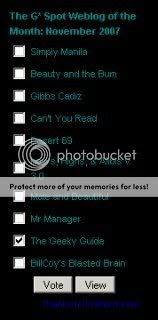 G*Spot Voting Widget
