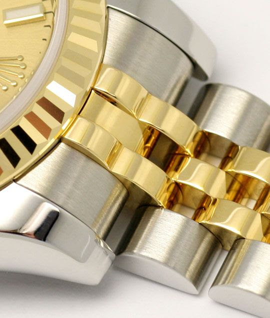 Original-Foto 4, ROLEX DATEJUST DAMEN-UHR STAHLGOLD AUTOMATIK