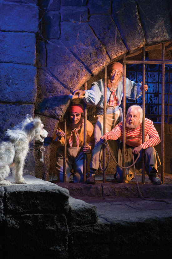 Jen on the Pirates of the Caribbean Attraction at Disneyland Park Jen on the Pirates of the Caribbean Attraction at Disneyland Park