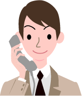 山田聖子のイラストブログ 電話をする男性社員 仕事をするビジネスマン 人物イラスト無料素材