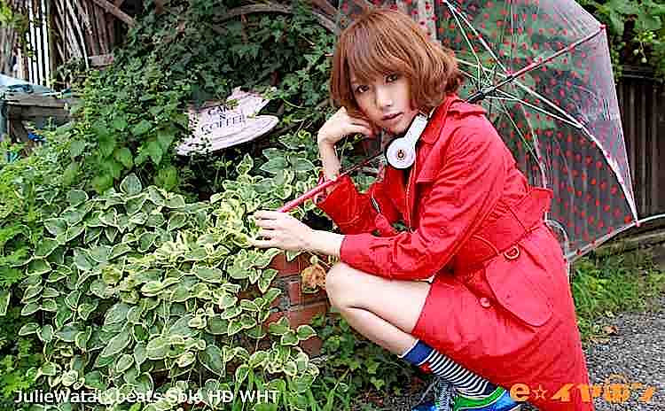 Julie Watai w/ Headphones by Dr Dre & e-earphone