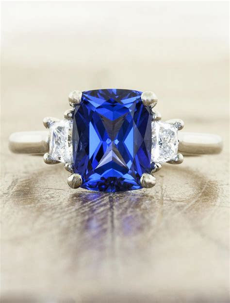 You can learn more about our review process here. Alamina: Lab-Created Blue Sapphire Engagement Ring | Ken