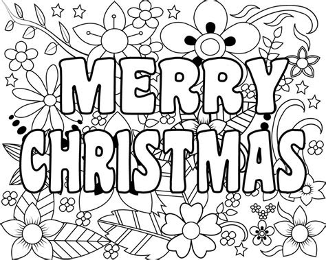 Free printable christmas coloring pages. christmas coloring pages learny kids