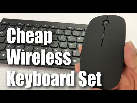 Video Adesso 2.4 Ghz Ergonomic Wireless Keyboard And Laser Mouse
