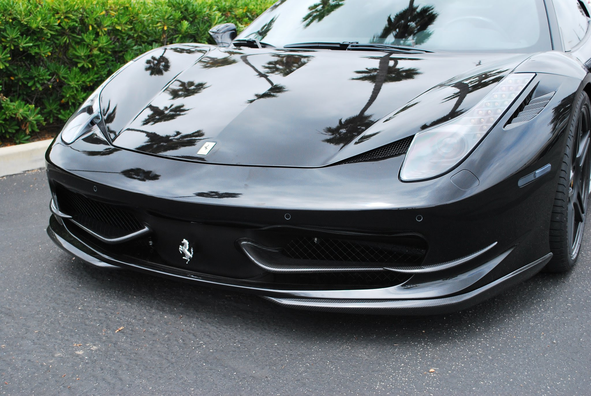the 458 Italia currently.