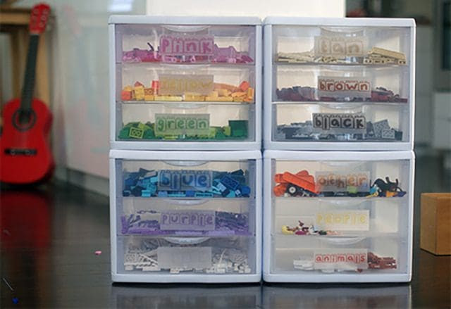 Organizing Legos {And Free Printable Labels!} | Life Your Way