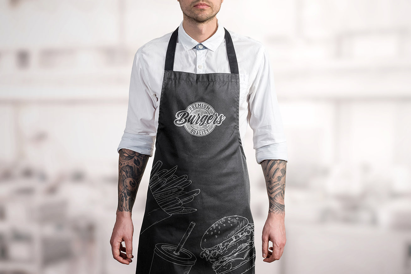 Apron Mockup Psd VN86 - Ivango