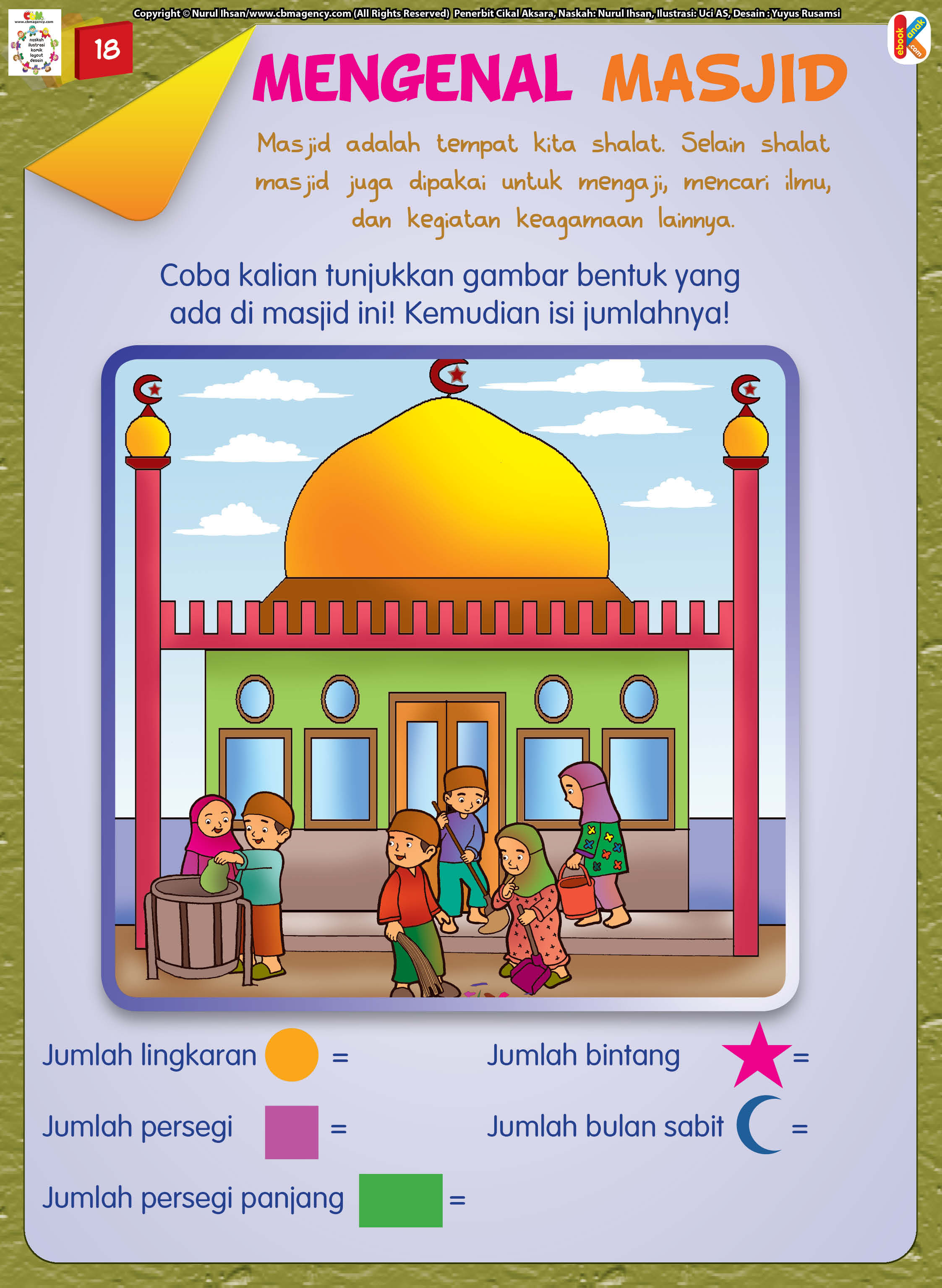  Anak  Soleh Cinta Masjid Ebook Anak 