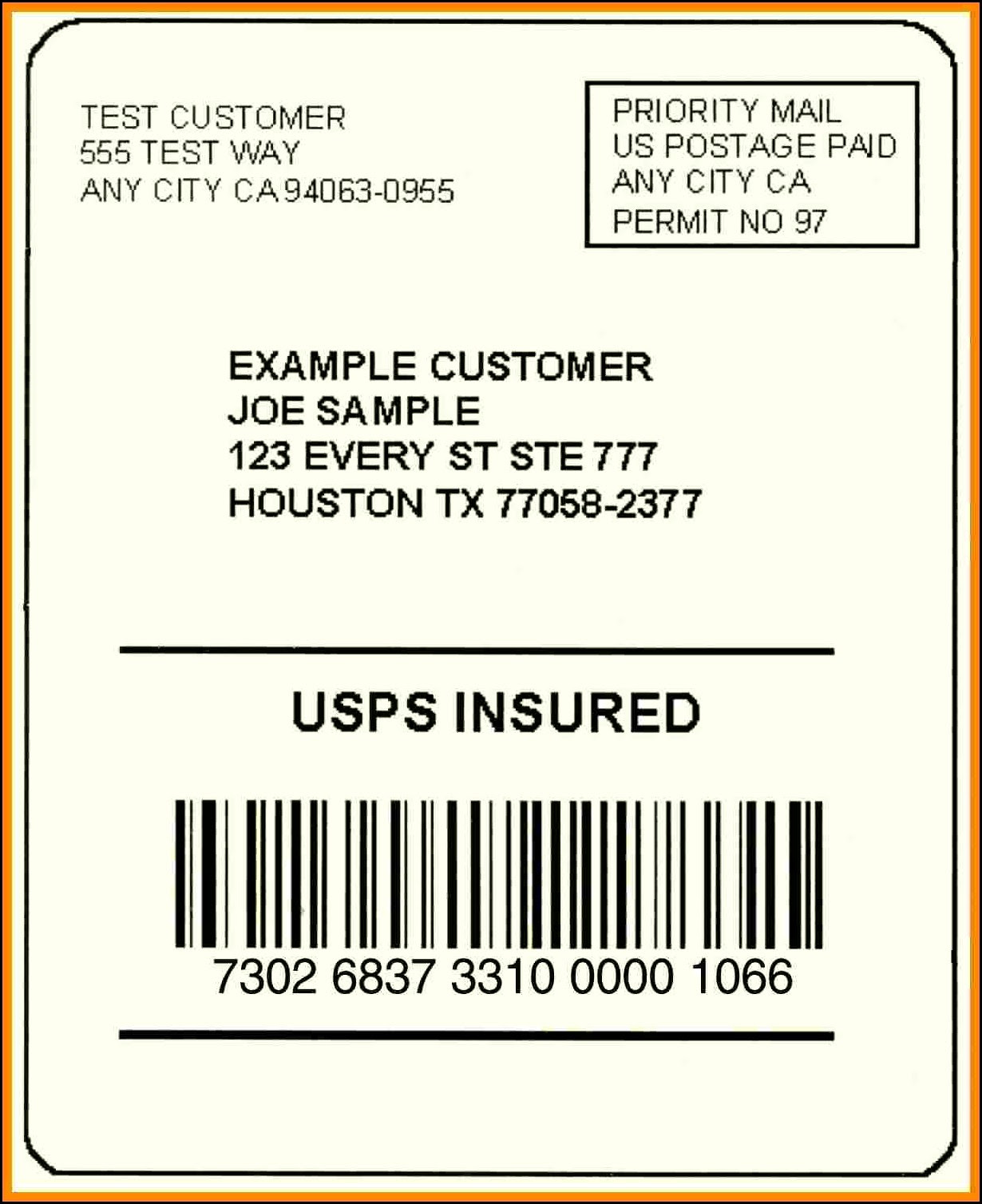 Ups Shipping Label Template Free - Template 2 : Resume Examples #o7Y3DbwVBN