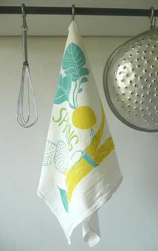 Spring tea towel
