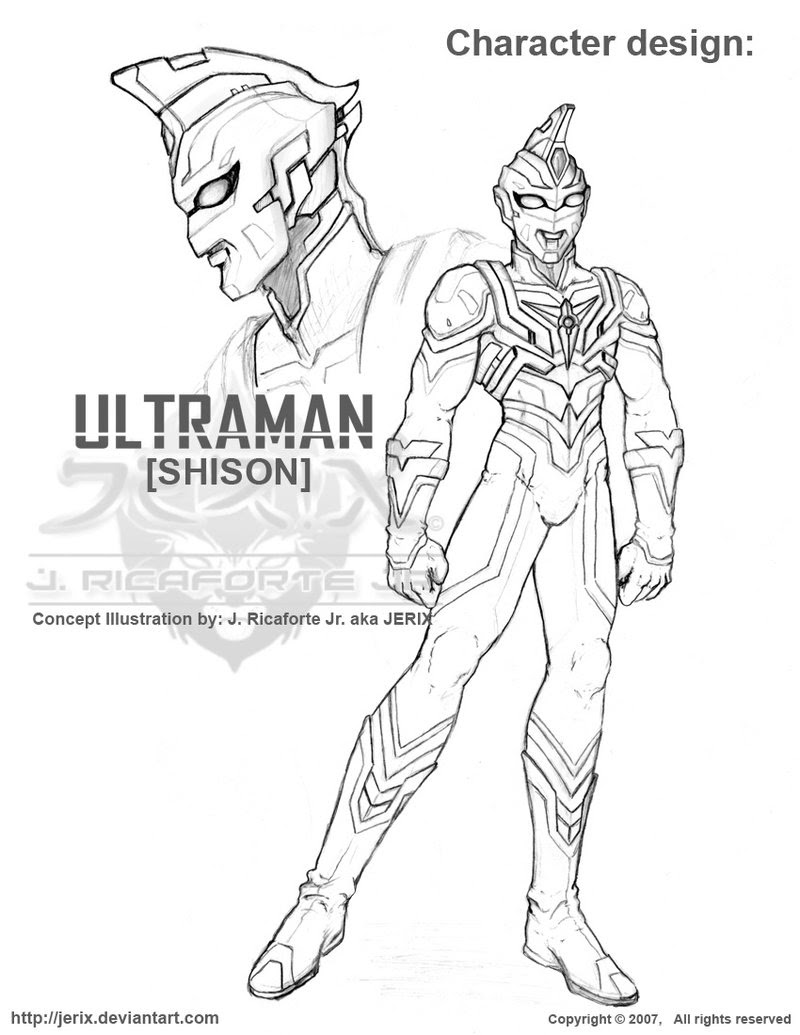Ultraman Drawing At Getdrawings Free Download