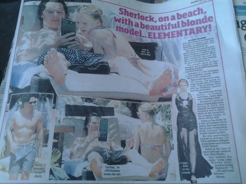 Benedict is in the Sunday Mirror today.
