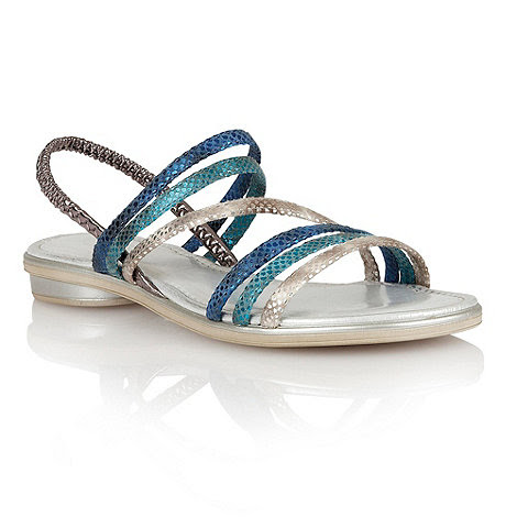 Lotus - Blue multi +Tropica+ open toe sandals