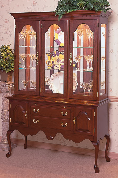 Cherry China Cabinet Cherry Sideboard Cherry Dining Room ...