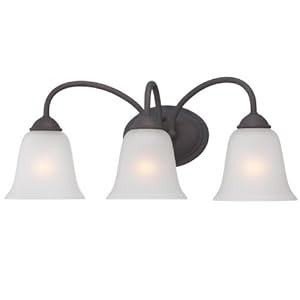 Amazon.com: Oil Rubbed Bronze 3-Light 24-Inch Bathroom Vanity ...