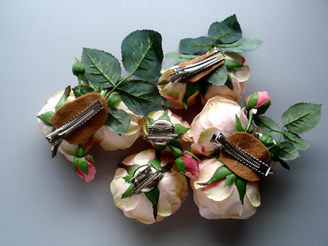 Epic rose corsage back