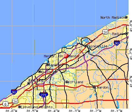 Where Is Mentor Ohio On A Map Mentor, Ohio (OH 44060) profile: population, maps, real estate 