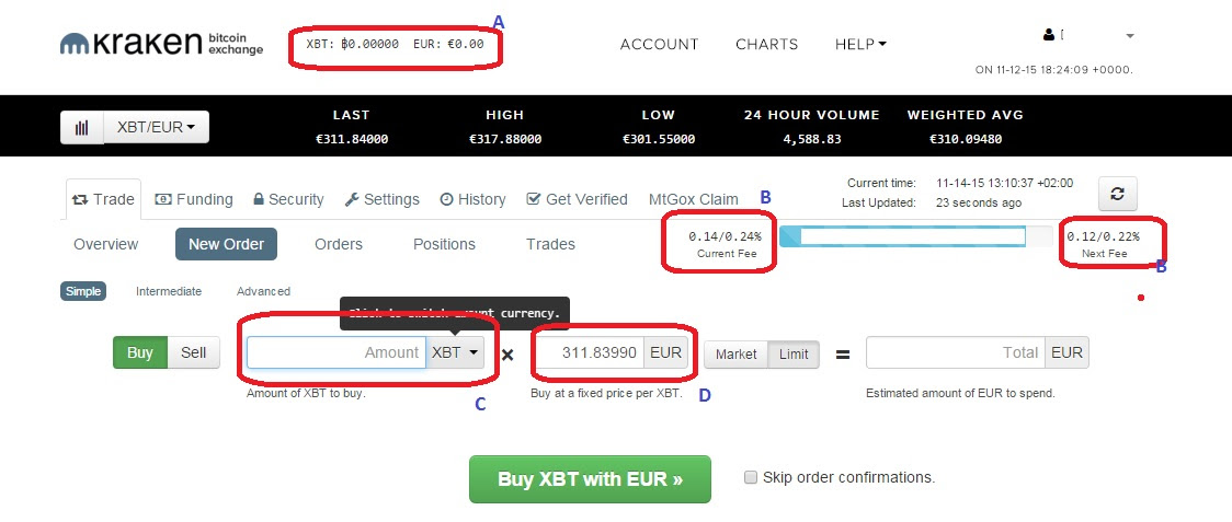 how to buy bitcoin on kraken