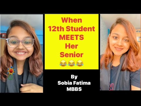 Honest 12th Student with their Seniors 😂😂| How to Manage 11th and 12th together?| NEET 2022|