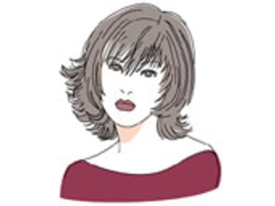 白髪が目立たない髪型 ヤクダテ
