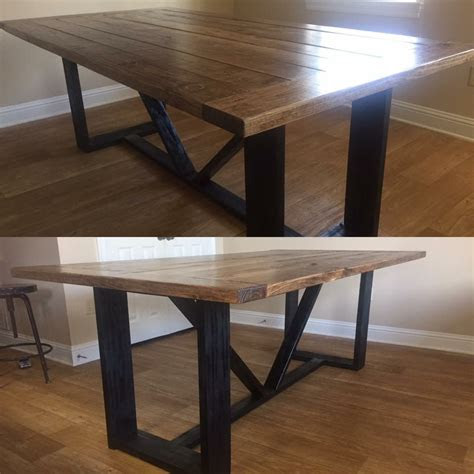 modern farmhouse dining table shanty  chic
