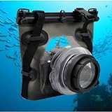 Opteka Underwater Case/Housing for Canon EOS 1D, 5D, 7D, 10D, 20D, 30D, 40D, 50D, 60D, Rebel XT, XTi, XS, XSi, T1i & T2i Digital SLR Cameras