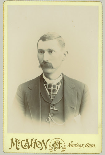 Cabinet Card - Man with mustache