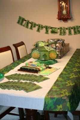Easy Birthday Cake Ideas on Army Tank Cake