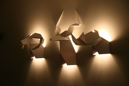 Origami's Hunter: An Eye-catching Wall Sconces From Veronica 