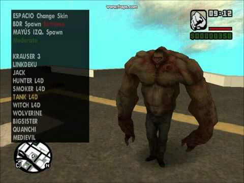 gta san andreas skin selector ps2 - YouTube
