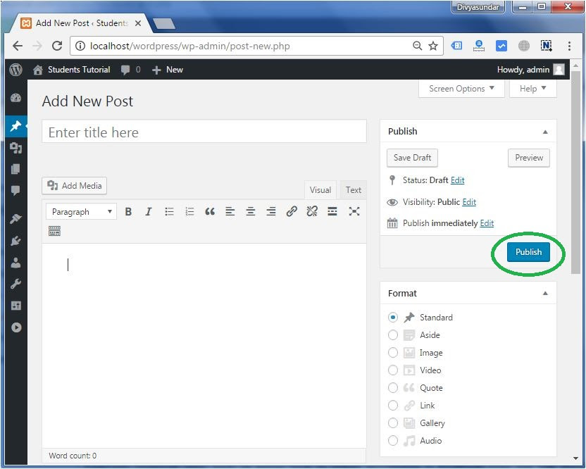 Wordpress Category