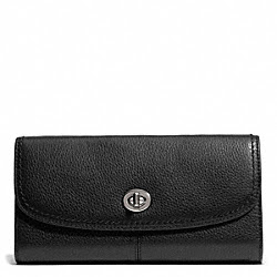 PARK LEATHER TURNLOCK SLIM ENVELOPE - COACH f49167 - 18814