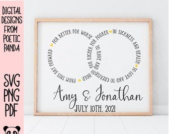 Download Free 303 Wedding Vows Svg SVG PNG EPS DXF File for Cricut, Silhouette and Other Machine