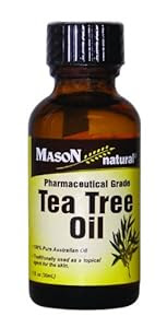 Mason Vitamins Tea Tree Oil 100% Pure Australian Oil Pharmaceutical Grade, 1-Ounce