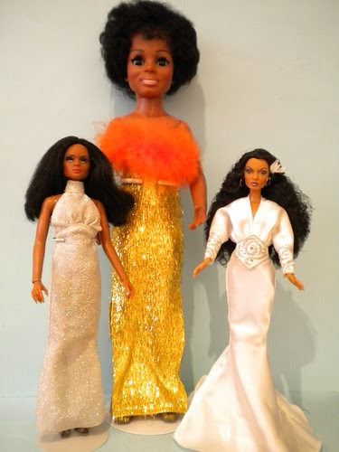 Musical Entertainers - Diana Ross - Mego 1977 - Ideal 1969, Mattel 2003