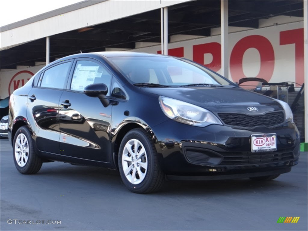 14 Aurora Black Kia Rio Lx Gtcarlot Com Car Color Galleries