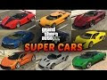GTA 5 Super Cars List - All Supercars in Grand Theft Auto V - YouTube