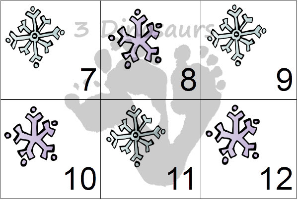 Free 15 Winter Calendar Printable 3 Dinosaurs