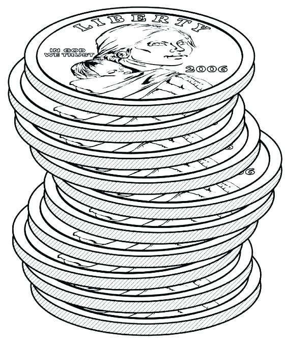 Download Quarter Coloring Page at GetDrawings | Free download