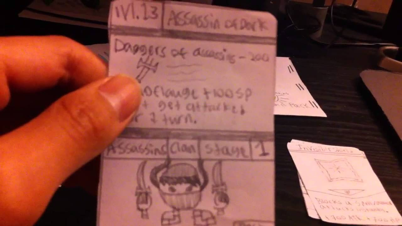 Homemade Trading Card Games -3- MaiKai - YouTube