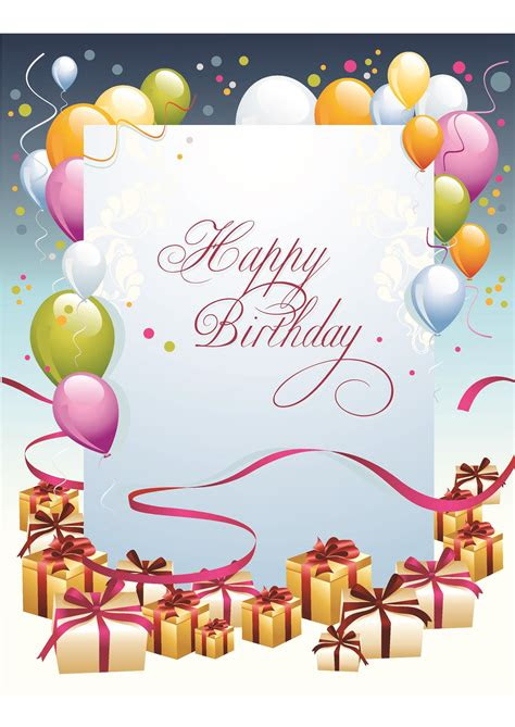 Many happy returns, and more with your own unique words and aesthetic. 40 free birthday card templates templatelab