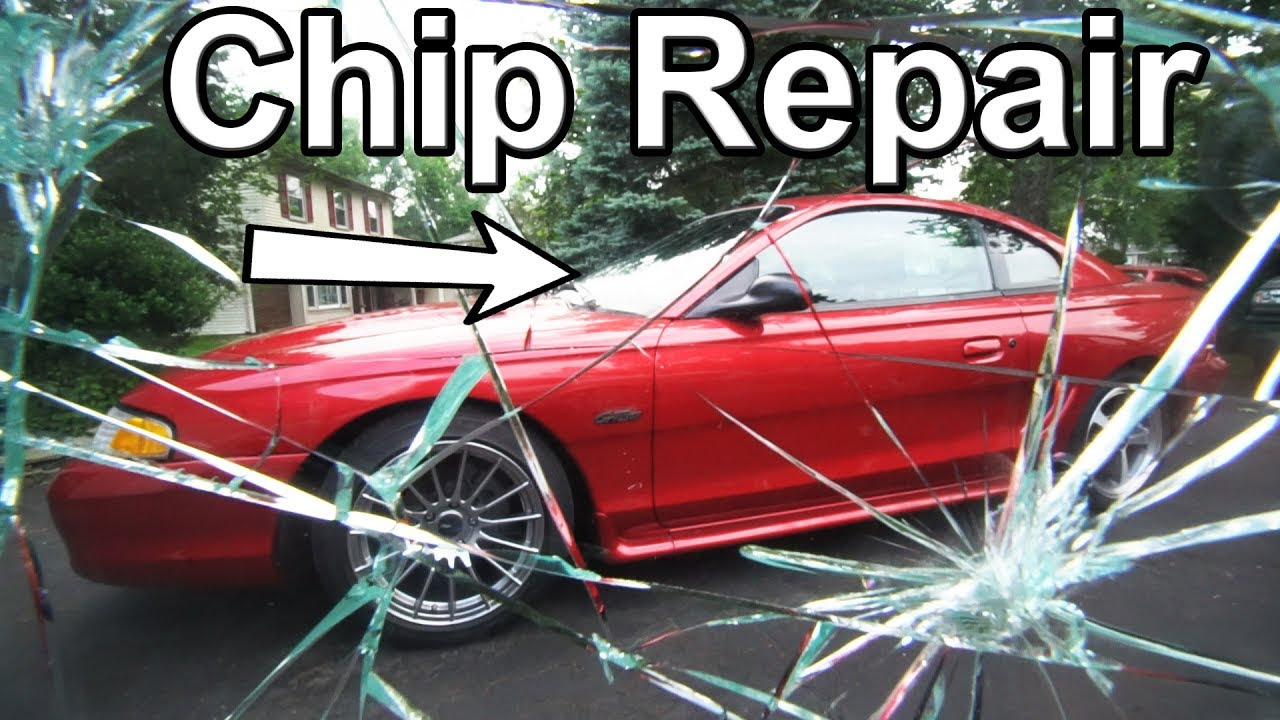 How to fix a chipped windshield