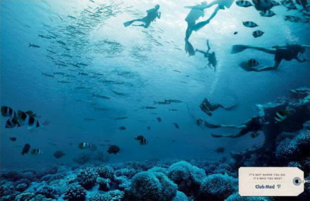 hidden face in ads design