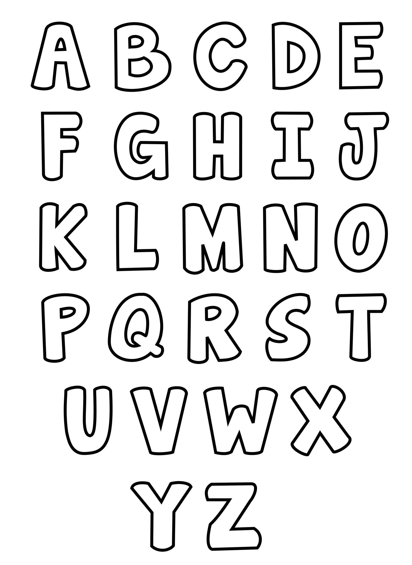 6 Best Images of 2 Inch Alphabet Letters Printable Template - Small ...